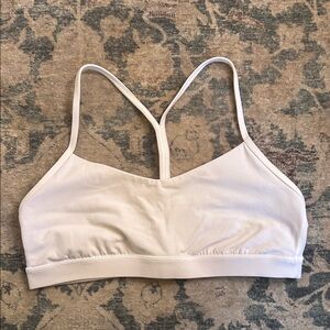 lululemon light blush pink T-back strappy sports bra